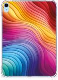 B2Ctelecom Back Cover voor iPad (2022) 10.9 | iPad 10.9 (2025) Regenboog