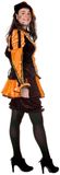 Witbaard Piet dames oranje/zwart (mt 42)