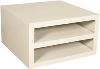 StarFurn Salontafel Brussel - Zandkleur Hout - 80x80x40cm