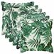 vidaXL Kussensloop 6 stuks Houten Bladpatroon 40 x 40 cm Polyester