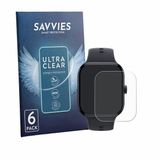 Savvies Screenprotector voor Vivo Watch GT 2 - Folie Beschermfolie transparant 6 Stuks
