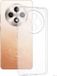 Techsuit Clear Silicone Back Cover Transparant voor Oppo Reno12 F/Reno12 FS