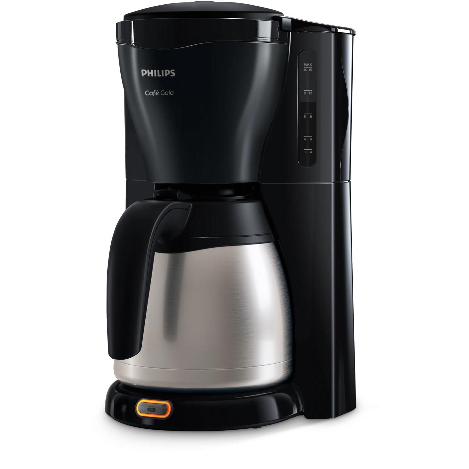 Philips Café Gaia HD7544/20 - Zwart Koffiezetapparaat - 8 Kopjes