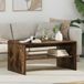 vidaXL Salontafel Gerookt eiken 80 x 50 x 40 cm