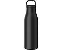 KOZIE Thermosfles 500 ml – RVS – Dubbelwandig Geïsoleerd – Zwart – Lekvrije Drinkfles