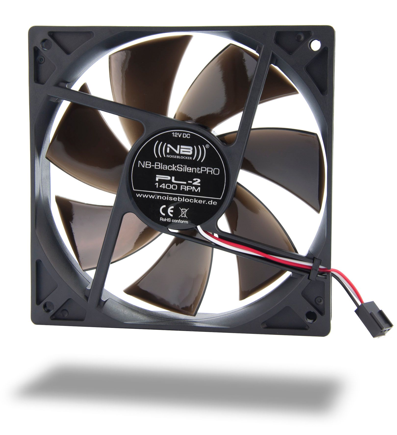 Noiseblocker PL2 - 120mm Fan - Black