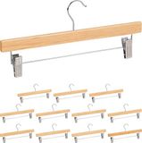 Merkloos Relaxdays Broekhangers - set van 12 - 35,5 cm