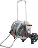 Gardena 25 M Metalen Kar Met Slang Zilver