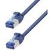 LogiLink CP5116S Câble patch RJ45 CAT 6a S/FTP 20,00 m Bleu Ignifuge, sans halogène 1 pc.