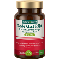 Holland & Barrett Rode Gist Rijst 90mg 2.7mg Monacoline K - 60 capsules