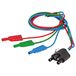 Chauvin Arnoux Aansluitkabel met 3 aparte veiligheidsmeetleidingen (rood, blauw, groen)