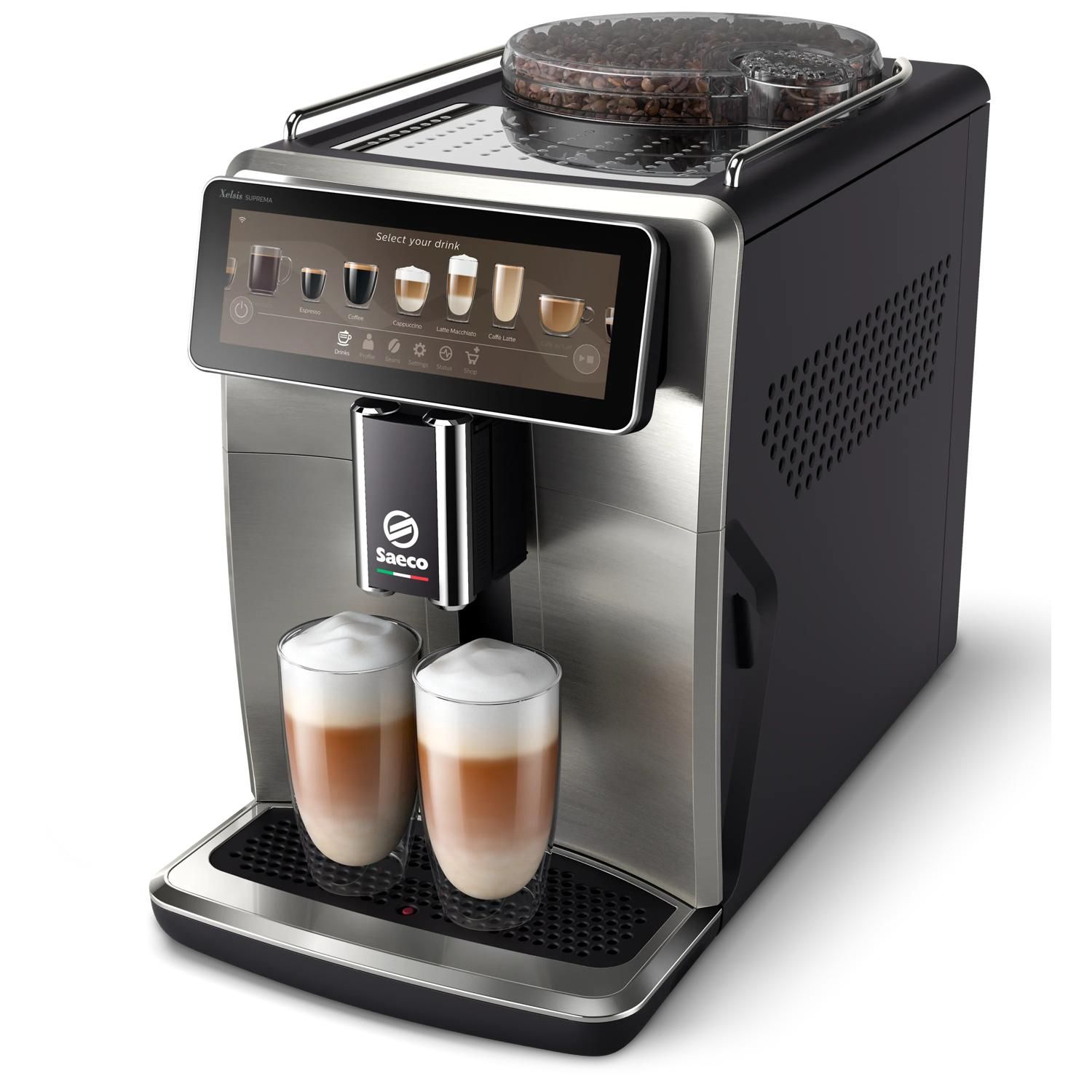 Saeco Xelsis Suprema SM8885 - Volautomatische Espressomachine - Zilver