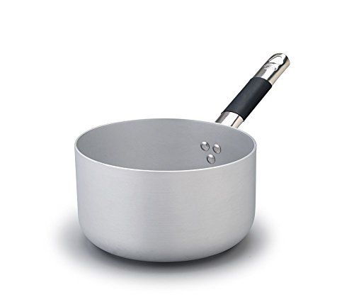 Pentole Agnelli Line aluminium inductiepan - 20 cm - zilver/zwart