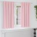 vidaXL Blackout Gordijnen met Ringen 2 st Babyroze 175 x 140 cm