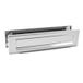Mariani Briefplaat Combinatie Rechthoek Chroom - 91182015