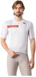 Castelli Giro d'Italia Rome Maillot de cyclisme à manches courtes Blanc L Homme