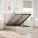 Maison Exclusive - Cadre de lit ottoman avec matelas, gris clair, 140x190 cm, textile