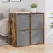vidaXL Dressoir chêne fumé 68,5 x 32 x 67 cm