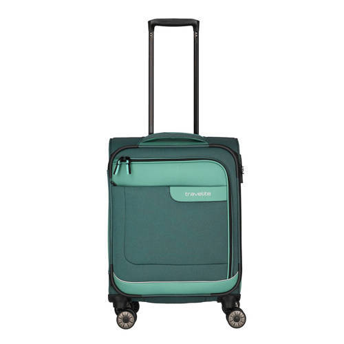 travelite trolley Viia 55 cm. donkergroen