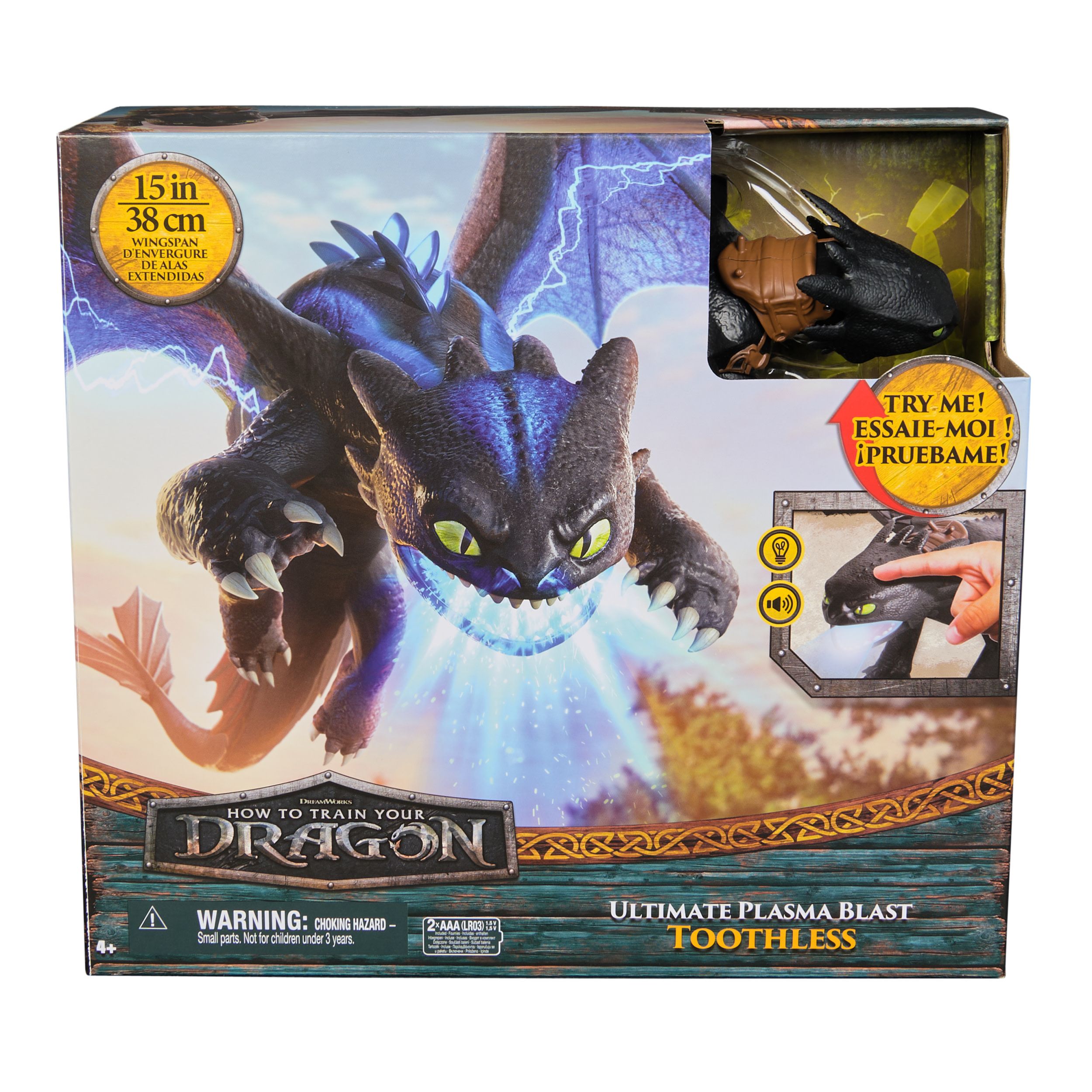 Dreamworks Dragons How to train your dragon - Hoe tem je een draak - Plasma Blast Toothless
