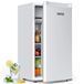 GarveeHome Koelkast, mini-koelkast, 92 l, snelle koeling in de Chiller Box, 5 temperatuurstanden (0-18 °C), 41 dB stille werking, verstelbare poten, compact, groentelade, voor kamer en kantoor