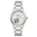 Bulova 96P247 Dames Polshorloge Automatisch Zilverkleurig Staal Wit Mineraalglas 3 ATM
