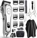 Revahs Clipper One Pro 3 - Professionele Draadloze Tondeuse voor Mannen - Haartrimmer & Baardtrimmer – Hair Clipper Hoofdhaar - 7200 RPM - Keramische Messen - 8 Opzetkammen