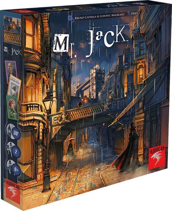 Mr. Jack Londen Detective bordspel - 2 spelers - Hurrican Games