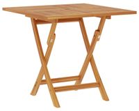 Table de jardin pliante Naturelle 90 x 90 x 75 cm Bois de teck massif