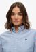 Superdry Slim Oxford Button Down Overhemd Dames Blue/Pink Stripe