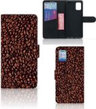 B2Ctelecom Samsung Galaxy A31 Book Cover Koffiebonen