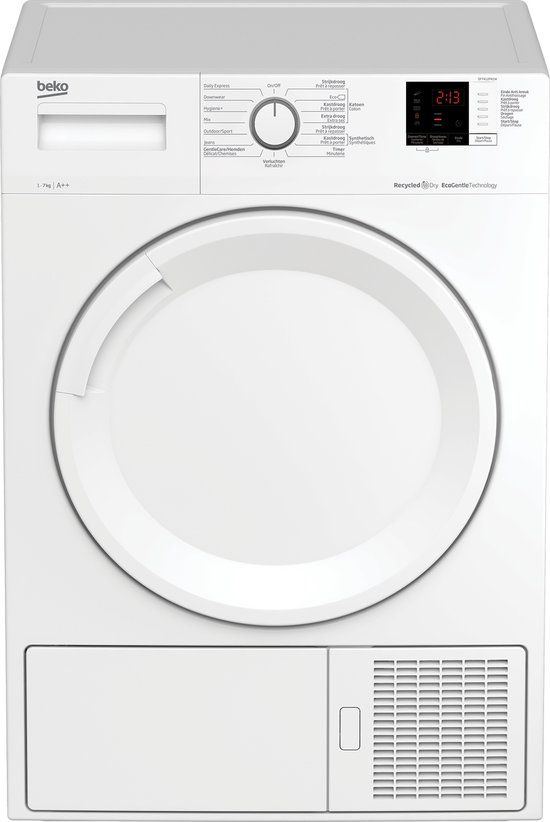 Beko DF7412PA1W Warmtepompdroger - 7 kg - A++ - Wit