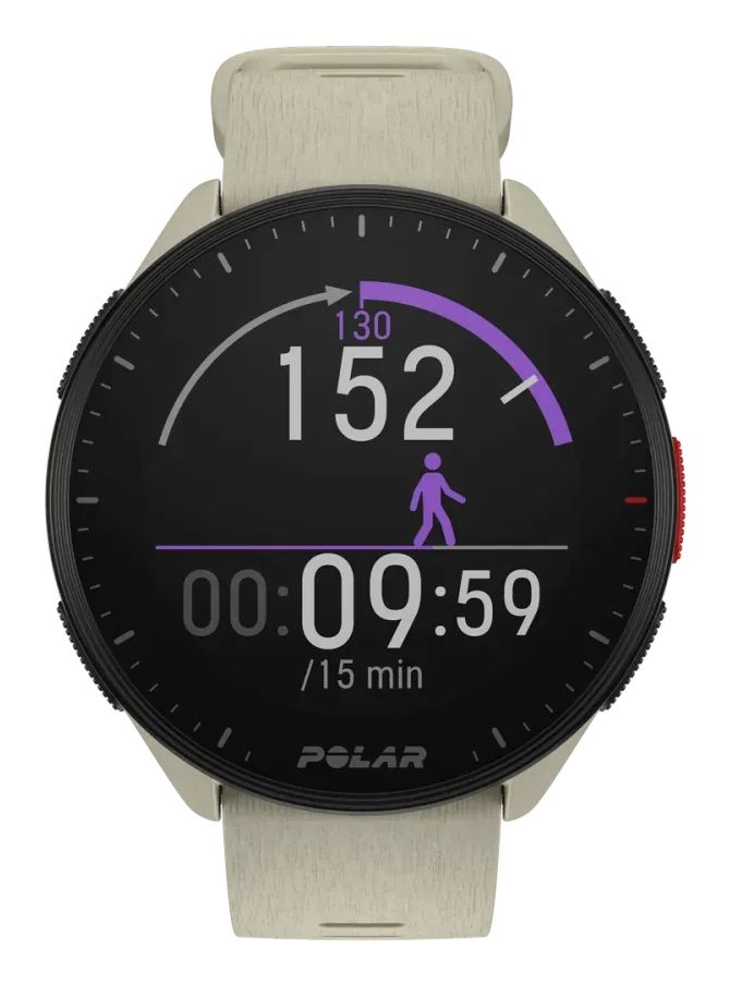 Polar Pacer GPS Hardloophorloge - Cloud White - 45mm - S/L