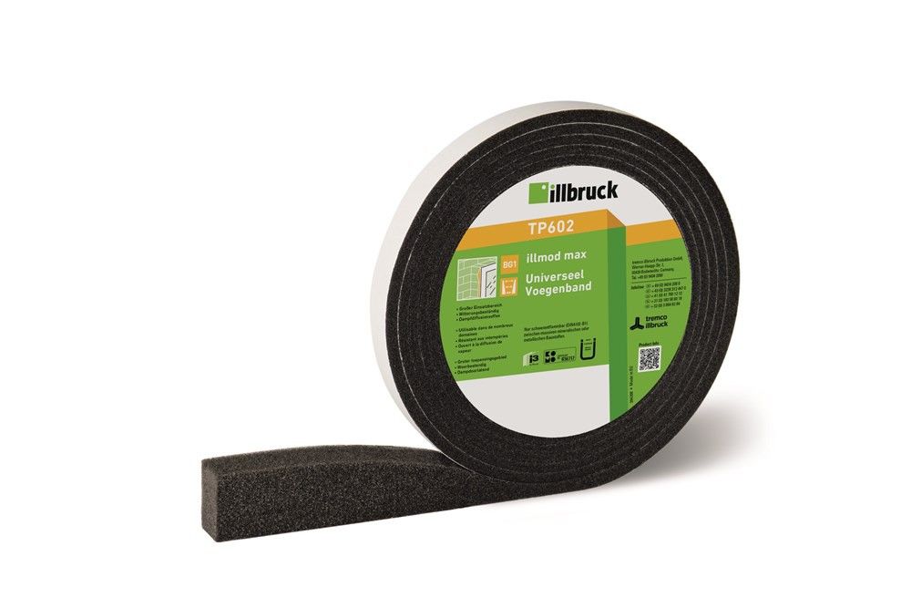 Illbruck voegenband universeel 12/3 - 7 rol = 8.0m lucht dicht bouwen