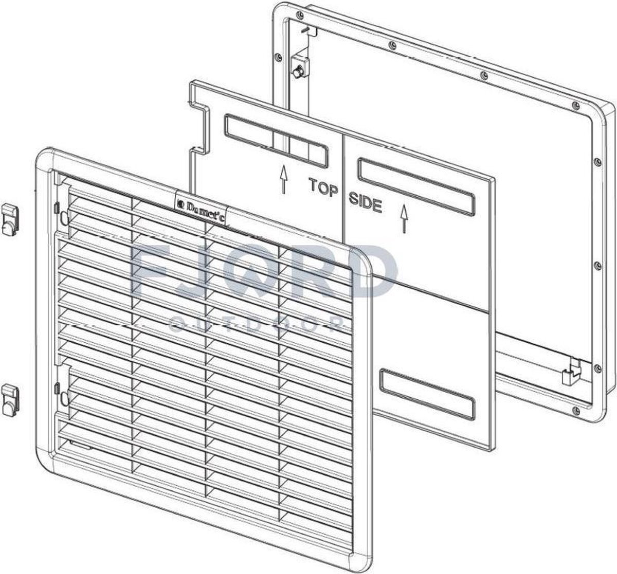 Dometic Winterafdekplaat LS230