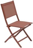Hespéride Set van 4 opvouwbare tuinstoelen van aluminium ESSENTIA