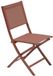 Hespéride Set van 4 opvouwbare tuinstoelen van aluminium ESSENTIA