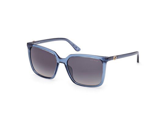 Guess GU00258 Dames Zonnebril Blauw Gradient Smoke/CAT3 Vrouw