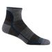 Darn Tough 1715 1/4 Lightweight Heren Sokken Charcoal L