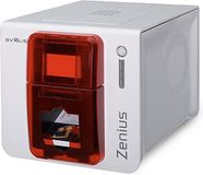 Evolis Zenius Expert Fire Red Label Printer
