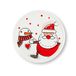 Excelsa Snowman set met 6 borden, panetton, diameter: 31 cm, porselein