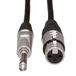 HOSA Pro HXS-001.5 Gebalanceerde verbinding, REAN XLR3F naar 1/4 Inch TRS, 1,5 Voet