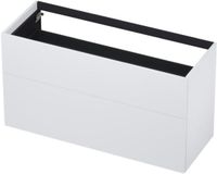 INK - Onderkast 2 Laden Push To Open 65cm Gelakt - 1200x450x650 Mm - Mat Wit