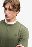Superdry - Klassieke Heavy Textured Top - Heren - Katoen - XXL - Beetle Green