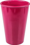 Ornamin - Beker - SAN - herbruikbaar - onbreekbaar - 400ml - braamrood - 10 stuks