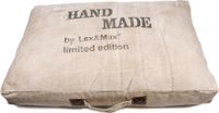 Lex & Max Boxbedhoes HANDMADE 90cm Zand Katoen