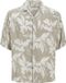 JACK&JONES JJEJEFF AOP RESORT SHIRT SS SN Heren Overhemd Korte Mouw Viscose Loose Fit S Crockery