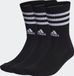 adidas Sportswear 3-Stripes Gevoerde Sokken 3 Paar - Unisex - Zwart - 22-24