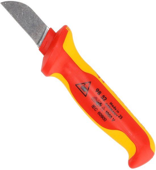 Knipex 98 52 Kabelmes Recht 190mm VDE