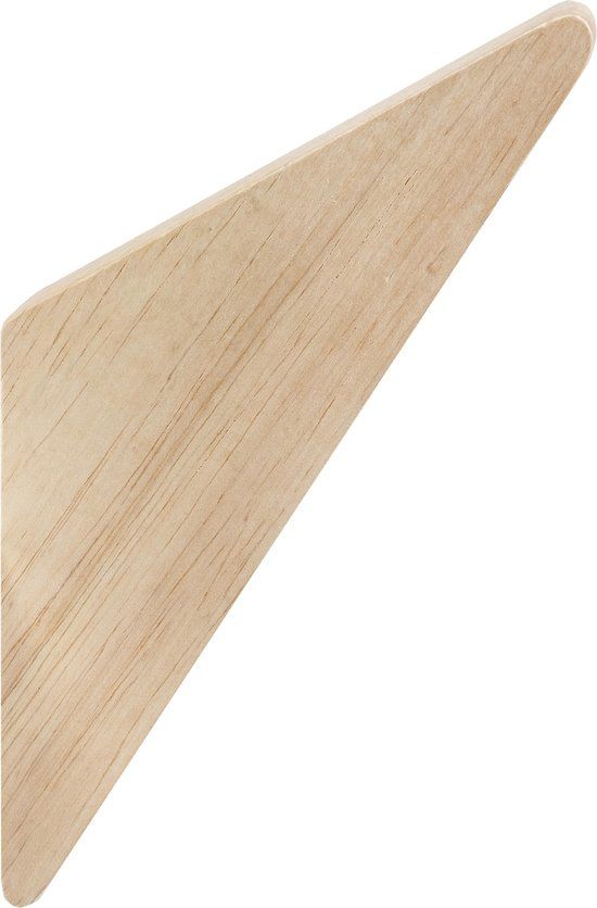 QUVIO Kledinghanger - Driehoek - Hout